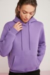 DİANE Örme Relaxed Mor Tekli Sweatshirt