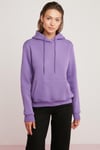 DİANE Örme Relaxed Mor Tekli Sweatshirt