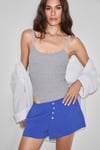 ELVENA Kadın Yumuşak Ve Esnek Kumaşlı Organik Pamuklu Çıtçıtlı Koyu Grimelanj Body Suit