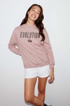 Ivory Kadın Oversize Pembe Sweatshirt