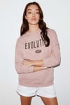 Ivory Kadın Oversize Pembe Sweatshirt