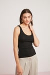 JAYLA Örme Regular Siyah - Beyaz 2 Body