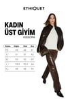 KISSORA Kadın Organik Pamuklu Yuvarlak Yaka Reglan Kol Uzun Kollu Relax Fit Ekru Bluz