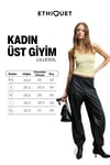 LILLESOL Kadın Fitilli Görünümlü Slim Fit Vücuda Oturan Havuz Yakalı Pamuklu Basic Koyu Sarı Atlet