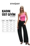 LILLESOL Kadın Fitilli Görünümlü Slim Fit Vücuda Oturan Havuz Yakalı Pamuklu Basic Fuşya Atlet