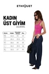 LILLESOL Kadın Fitilli Görünümlü Slim Fit Vücuda Oturan Havuz Yakalı Pamuklu Basic Koyu Fuşya Atlet