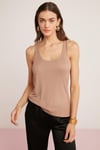 LORRAİNE Örme Relaxed Vizon Tekli Atlet