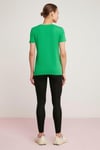 MABEL Örme Relaxed Yeşil Tekli T-Shirt