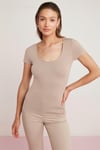 NİXİE Örme Regular Vizon - Bej 2 Body