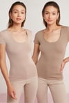 NİXİE Örme Regular Vizon - Bej 2 Body