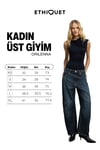 ORILENNA Kadın Önü Düğüm Detaylı Vücudu Saran Sıfır Kollu Slim Fit Lacivert Bluz