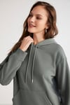 PIPER Örme Comfort Yeşil Tekli Sweatshirt