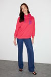 POLINIA Örme Comfort Pembe  Sweatshirt