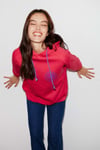 POLINIA Örme Comfort Pembe  Sweatshirt