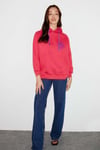 POLINIA Örme Comfort Pembe  Sweatshirt