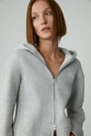 ROBINA Kadın Şardonlu Kapüşonlu Nakış Detaylı Grimelanj Sweatshirt