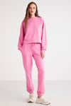 SAVANNAH Örme Comfort Pembe Tekli Eşofman Takımı
