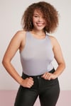 SHELBY Örme Slim Gri Tekli Büyük Beden Body