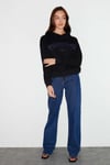 SYDNEY Örme Regular Siyah  Sweatshirt