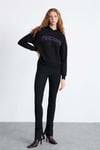 SYDNEY Örme Regular Siyah  Sweatshirt