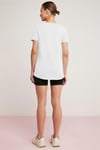 TATUM Örme Relaxed Beyaz Tekli T-Shirt