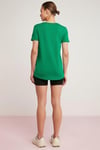 TATUM Örme Relaxed Yeşil Tekli T-Shirt