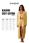WISIN Kadın Yumuşak Ve Esnek Kumaşlı Askılı Yakalı Crop Sarı Büstiyer