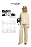 ZEHRULS Kadın Yumuşak Ve Esnek Kumaşlı Kordonlu Vizon Eşofman Altı