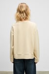 ZEPHIRA Kadın Yumuşak Ve Esnek Kumaşlı Yuvarlak Yakalı Vizon Sweatshirt