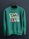 Coll Tennis Clup  Yeşil Sweatshirt