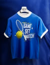 Game Set Match Mavi Beyaz T-Shirt