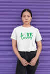 Love Tennis Crop T-SHİRT