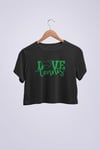 Love Tennis Crop T-SHİRT