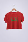 Love Tennis Crop T-SHİRT
