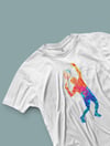 Renkli Federer Beyaz T-shirt