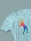 Renkli Federer Beyaz T-shirt