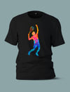 Renkli Federer Beyaz T-shirt