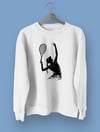 Service Beyaz Sweatshirt