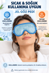  Boncuk Dolgulu Yumuşak Kumaşlı Sinüzite Kırışıklığa Sıcak Soğuk Göz Dinlendirici Rahat Uyku Göz Maskesi
