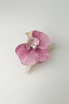 Aloha Orkide Çiçeği İncili Mandal Toka (Ölçü:10cm)