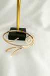 Altın Rengi Spiral Kıvrım Detay Ayarlanabilir Kol Aksesuarı (Çapı:9cm)