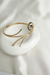 Altın Rengi Spiral Kıvrım Detay Ayarlanabilir Kol Aksesuarı (Çapı:9cm)