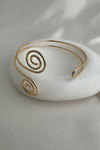 Altın Rengi Spiral Kıvrımlı Ayarlanabilir Kol Aksesuarı(Çapı:9cm)