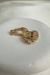 Altın Rengi Taş İşlemeli Gitar Broş (5cm)