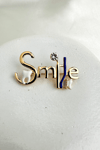 Altın Sarısı Diş Ve Fırça Detay Smile Broş (5cm)