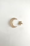 Ay Yıldız Broş (4 CM)