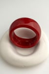 Bordo Rengi Kemik Kelepçe Bileklik (6,5cm)