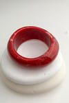 Bordo Rengi Kemik Kelepçe Bileklik (6,5cm)