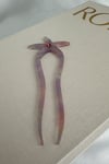Çiçek Figürlü Taş Detaylı Topuz Tokası (15cm)