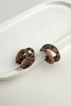 Çoklu Görünümlü Leopar Halka Küpe (2cm)